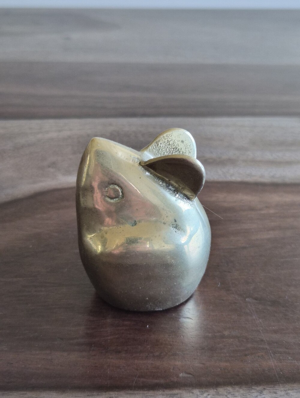 Brass Mouse Figurine